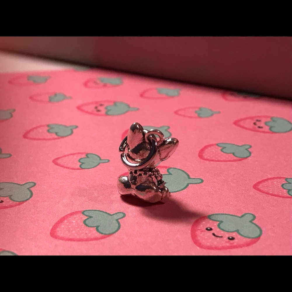 Sterling silver bull terrier dog puppy charm - Picture 3 of 5